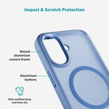 iPhone 17 Epico HeroMatte Pro Mag+ Skal - MagSafe Kompatibel - Blå