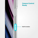 iPhone 17 Pro Epico Tile Mag+ Skal - MagSafe Kompatibel - Genomskinlig / Vit