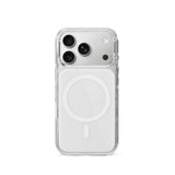 iPhone 17 Pro Max Epico Tile Mag+ Skal - MagSafe Kompatibel - Genomskinlig / Vit