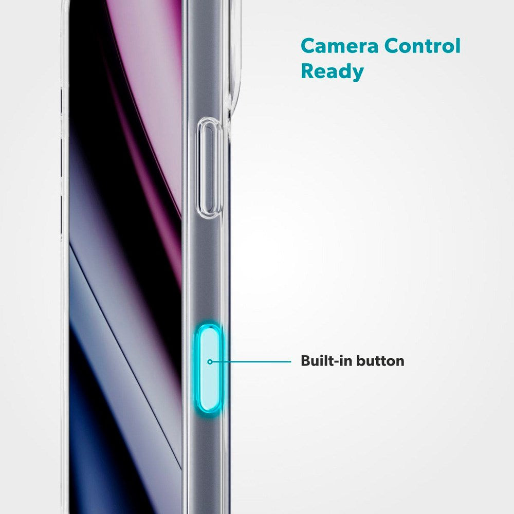 iPhone 17 Pro Max Epico Tile Mag+ Skal - MagSafe Kompatibel - Genomskinlig / Blå