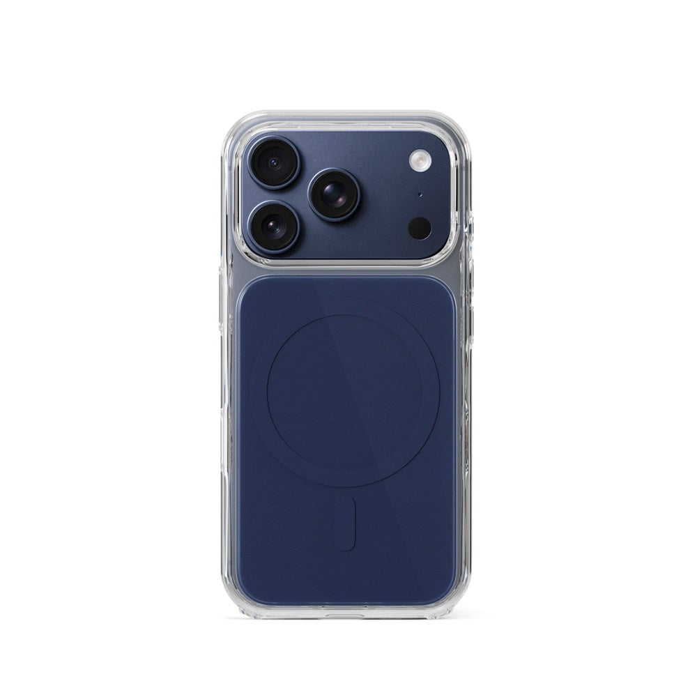 iPhone 17 Pro Max Epico Tile Mag+ Skal - MagSafe Kompatibel - Genomskinlig / Blå