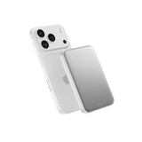 Epico UltraPack EM55 Slim Alu Mag+ Trådlös PowerBank - 25W & 5000 mAh - Qi2 / MagSafe Kompatibel - Silver