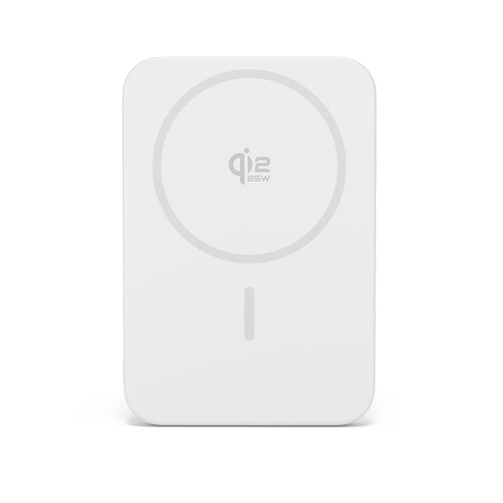 Epico UltraPack EM75 Alu Mag+ Trådlös PowerBank - 25W & 10.000 mAh - Qi2 / MagSafe Kompatibel - Silver