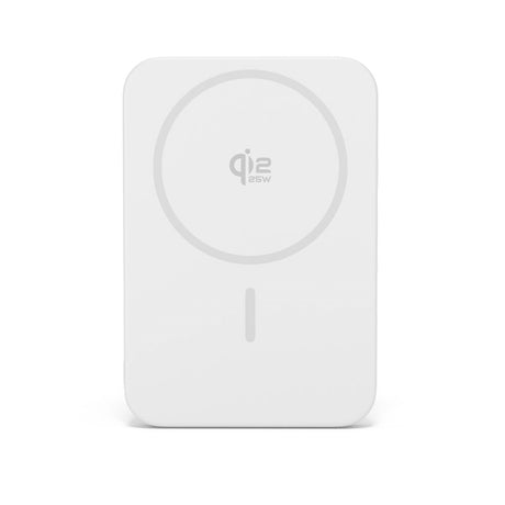 Epico UltraPack EM75 Alu Mag+ Trådlös PowerBank - 25W & 10.000 mAh - Qi2 / MagSafe Kompatibel - Silver