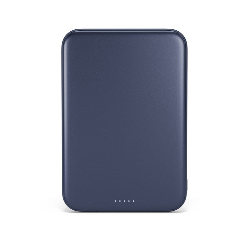 Epico UltraPack EM75 Alu Mag+ Trådlös PowerBank - 25W & 10.000 mAh - Qi2 / MagSafe Kompatibel - Blå