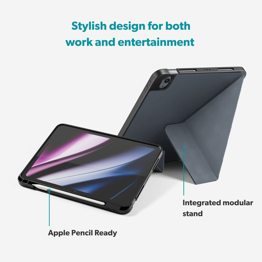 iPad 11" (2025) / 10.9" (2024 / 2022) Epico SolidWoven Fodral - Svart