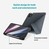 iPad 11" (2025) / 10.9" (2024 / 2022) Epico SolidWoven Fodral - Svart