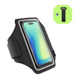 Spello Löpararmband för Smartphone - Max. 6,9" - Svart / Genomskinlig