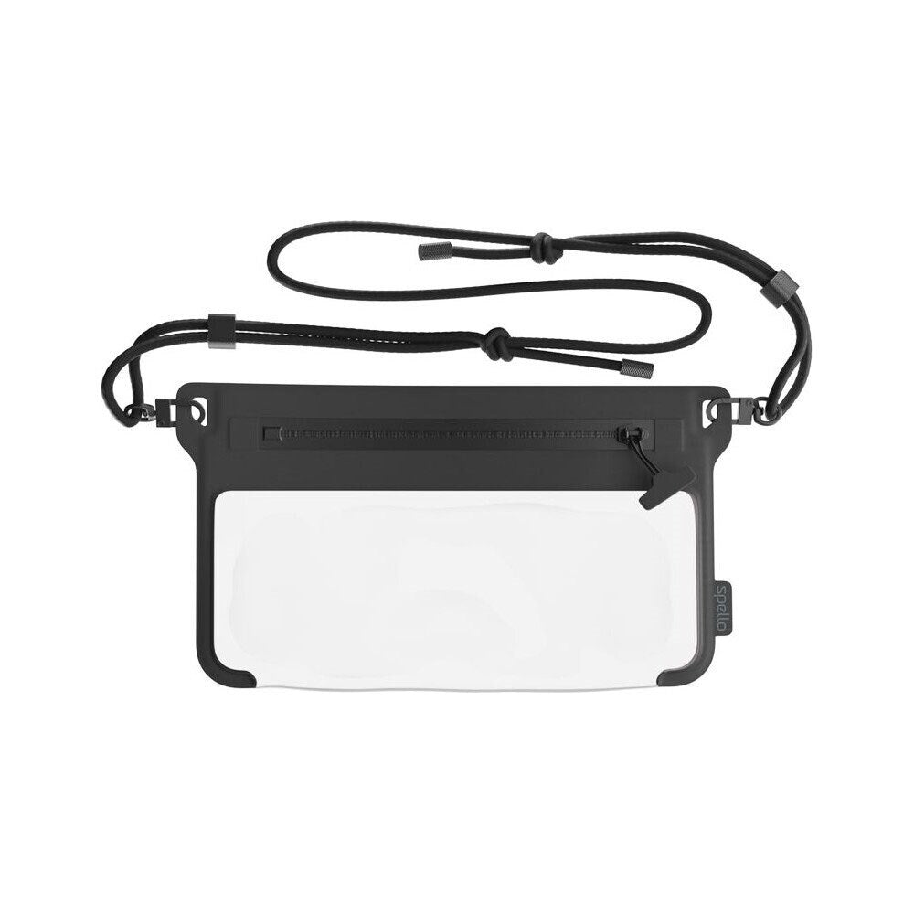 Spello Vattentätt Axelväska Universal - Max. 8,5" - Svart / Transparent