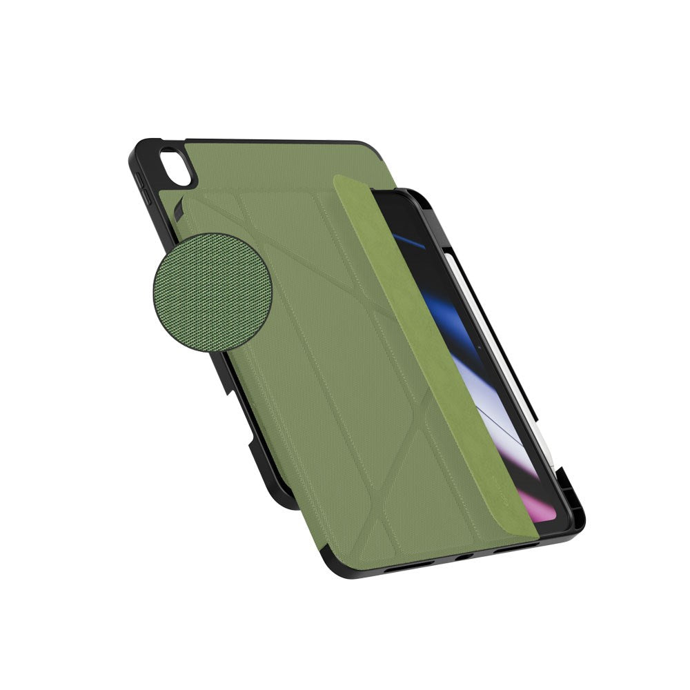 iPad 11" (2025) / 10.9" (2024 / 2022) Epico SolidWoven Fodral - Grön