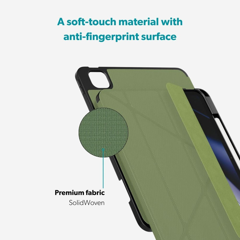 iPad Air 11-10.9" (2026-2020) / Pro 11" (2022-2018) Epico SolidWoven Fodral - Grön