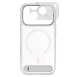 iPhone 18 Pro Max / 17 Pro Max Epico HeroStand Pro Mag+ Skal m. Kameraskydd & Ståfunktion - MagSafe Kompatibel - Gennomskinlig