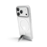 iPhone 18 Pro Max / 17 Pro Max Epico HeroStand Pro Mag+ Skal m. Kameraskydd & Ståfunktion - MagSafe Kompatibel - Gennomskinlig