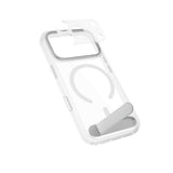 iPhone 18 Pro Max / 17 Pro Max Epico HeroStand Pro Mag+ Skal m. Kameraskydd & Ståfunktion - MagSafe Kompatibel - Gennomskinlig