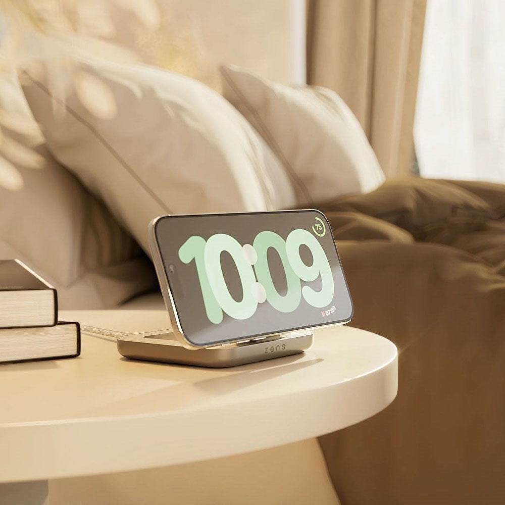ZENS 15W Qi2 Magnetisk Trådlös Laddare - MagSafe Kompatibel - Vit