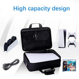 Väska till PS5 med Förvaring & Axelrem - Svart / Blå