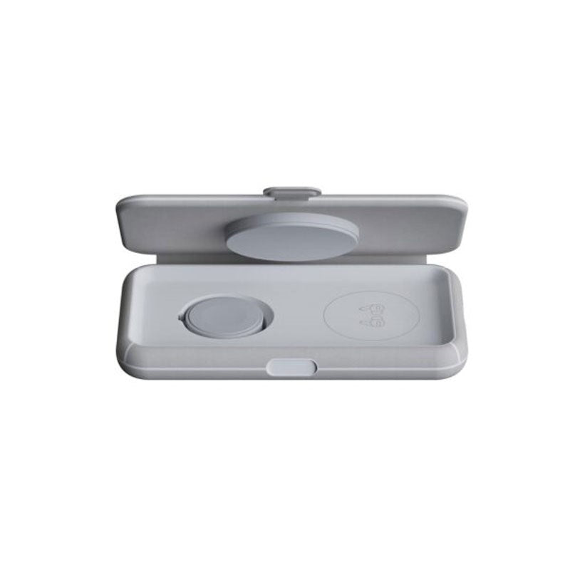 Xtorm 3-i-1 Vikbar Trådlös Reseladdare 15W – MagSafe Kompatibel - Vit