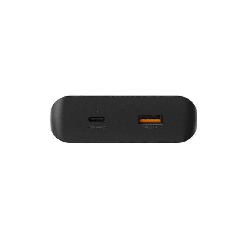 Xtorm 15W Solcell PowerBank m. 1x USB-A & 1x USB-C – 10.000 mAh / Ficklampa – Svart