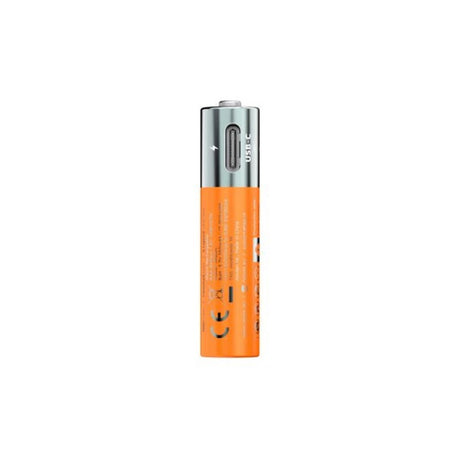 Xtorm NextGen Uppladdningsbara USB-C AAA-Batterier - 4 st - Orange