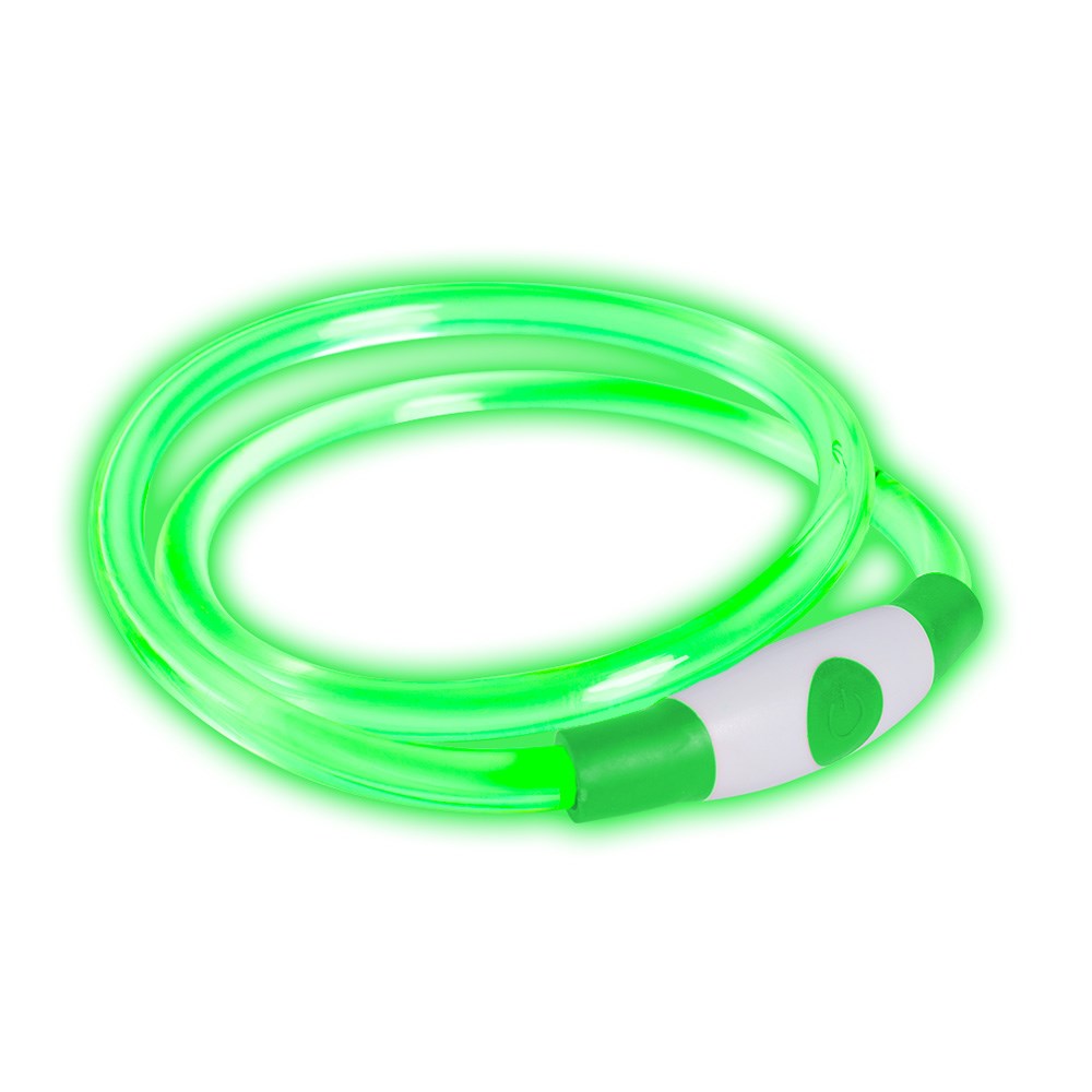 Bee-Safe LED Hundhalsband - Grön