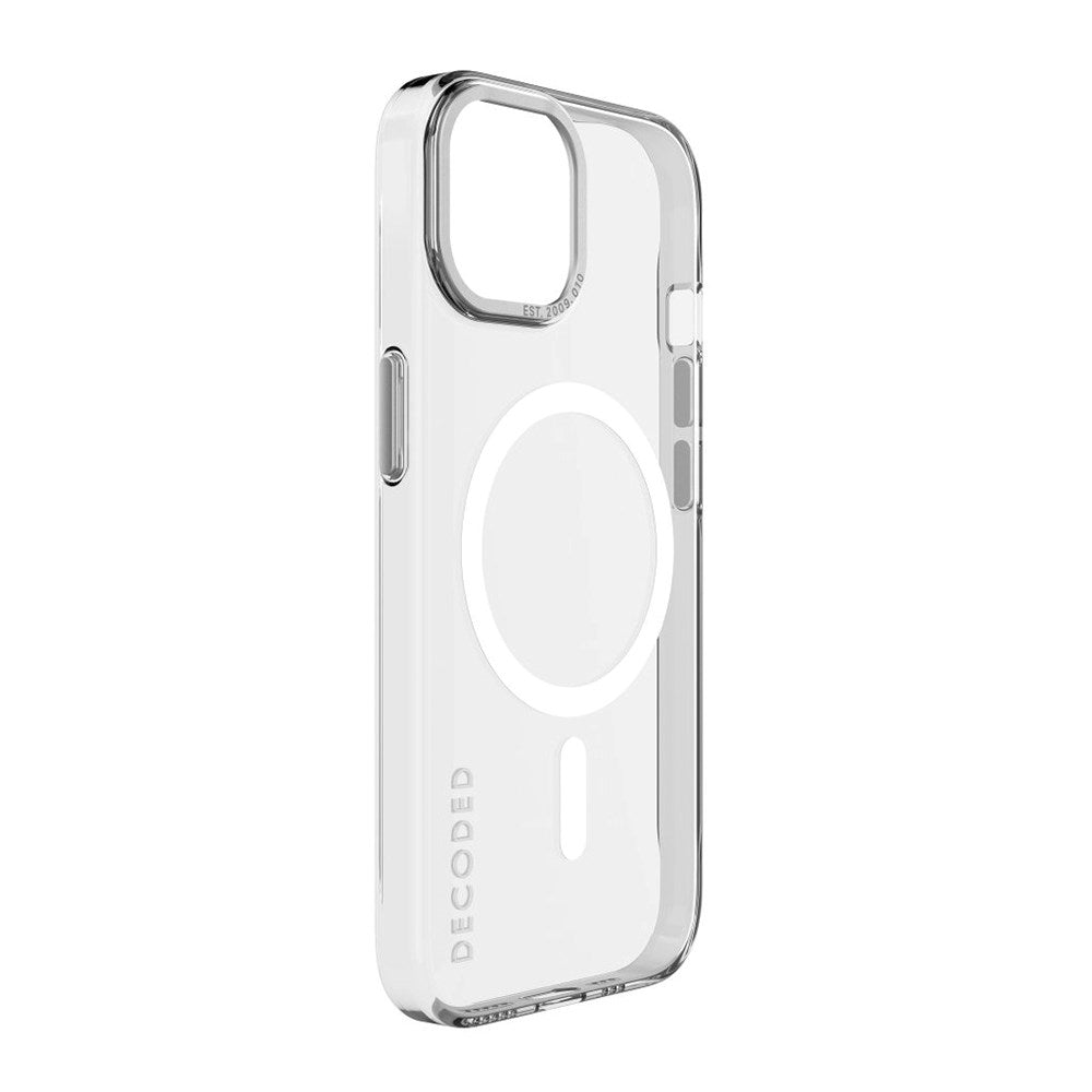 Decoded iPhone 15 Clear Case - 100% Återvunnen Plast - MagSafe-kompatibel - Transparent