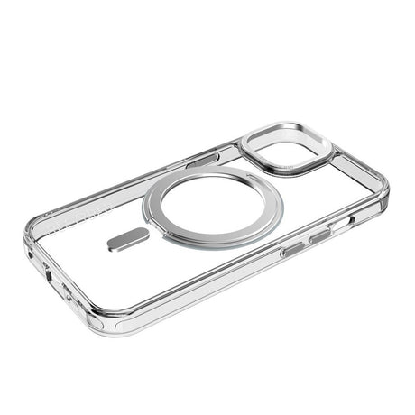 Decoded iPhone 15 Loop Stand Plast Skal - 100 % Återvunnen Plast - MagSafe-kompatibel - Transparent