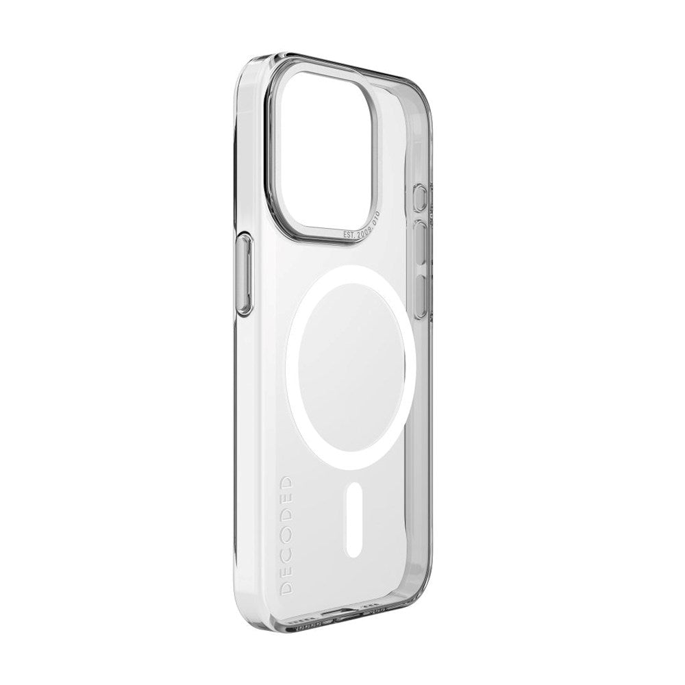 Decoded iPhone 15 Pro Clear Case - 100% Återvunnen Plast - MagSafe-kompatibel - Transparent