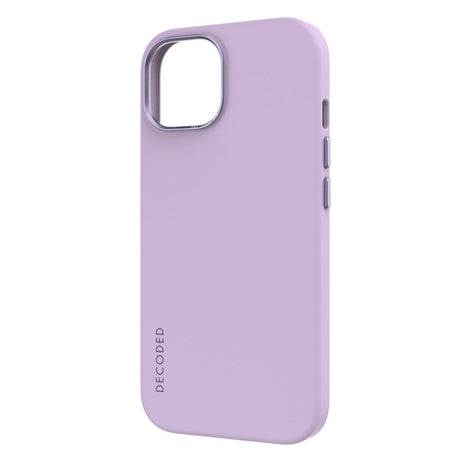 Decoded iPhone 15 AntiMicrobial Silikon Skal - MagSafe Kompatibel - Lavender