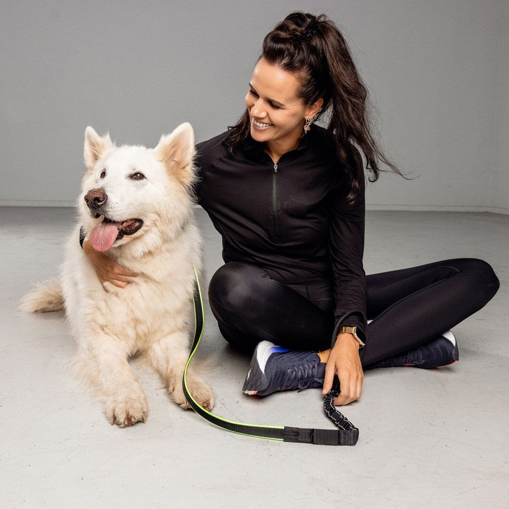 Bee-Safe LED Hundkoppel för Löpning - Svart