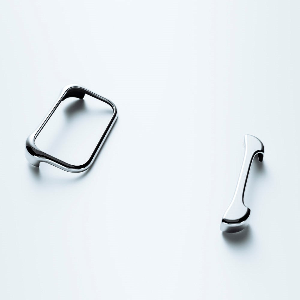 iPhone 17 Pro Max Arc Pulse Aluminum Bumper Skal - Silver