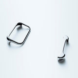 iPhone 17 Pro Max Arc Pulse Aluminum Bumper Skal - Silver