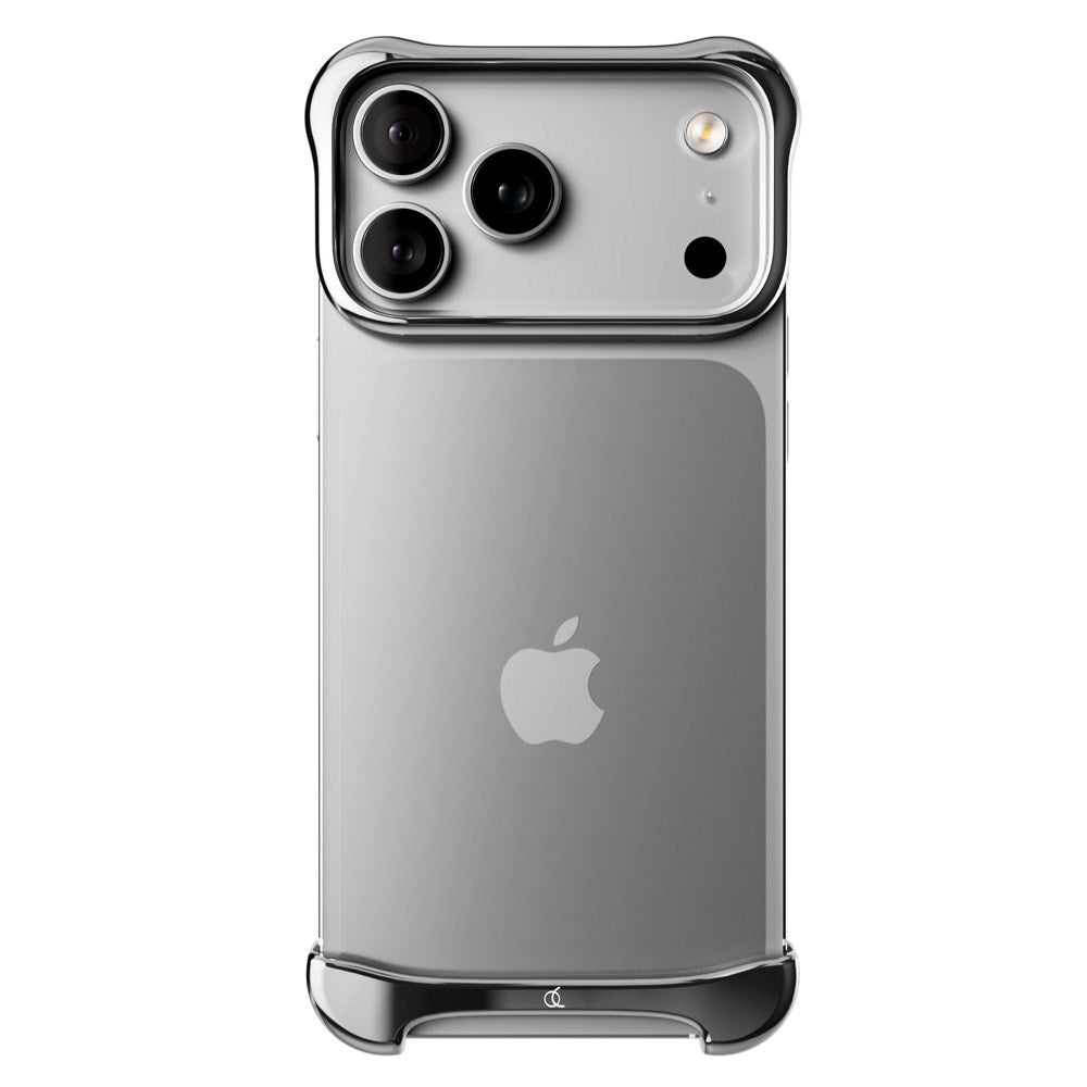 iPhone 17 Pro Max Arc Pulse Aluminum Bumper Skal - Silver