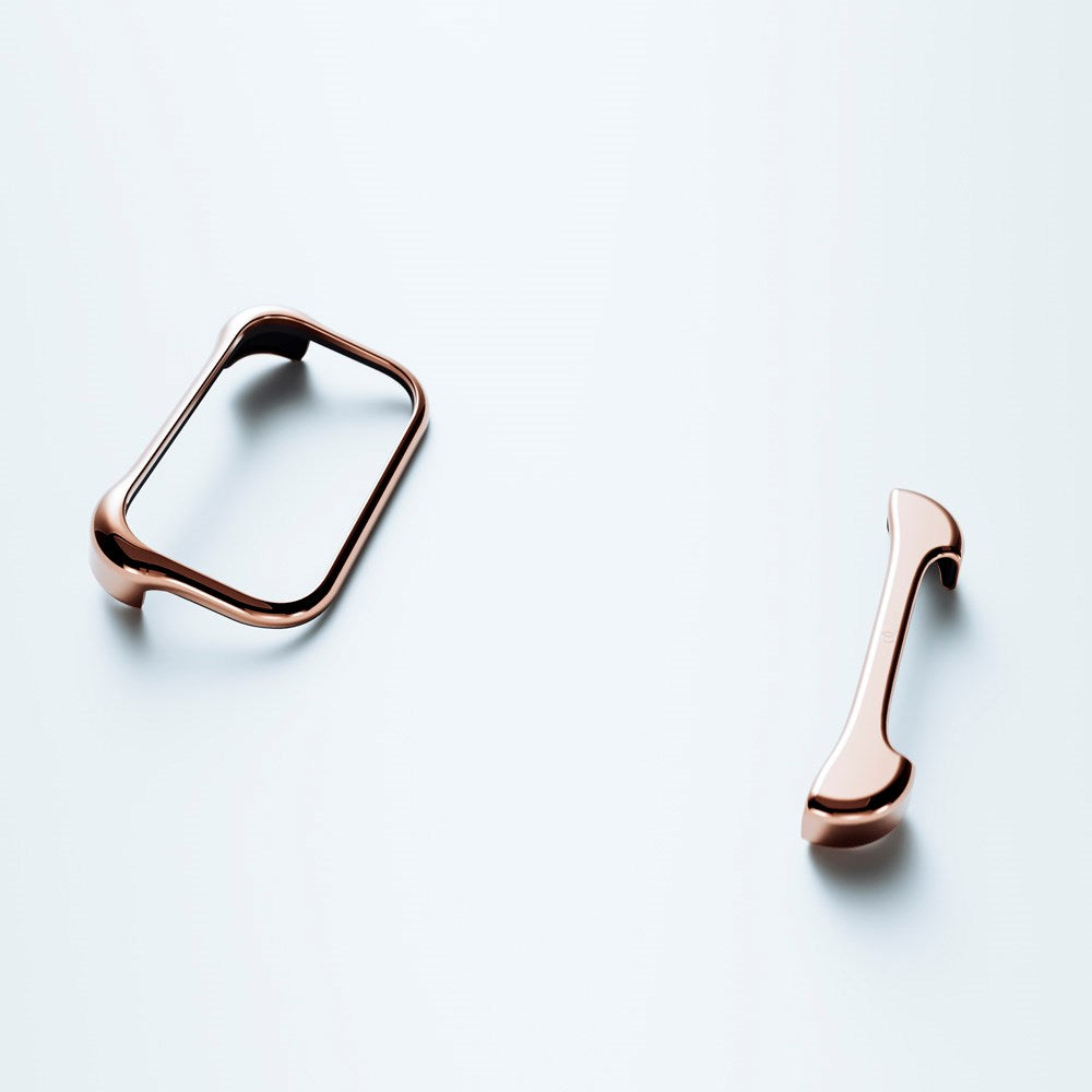 iPhone 17 Pro Max Arc Pulse Aluminum Bumper Skal - Rose Bronze