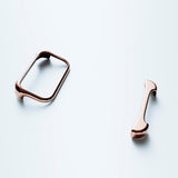 iPhone 17 Pro Max Arc Pulse Aluminum Bumper Skal - Rose Bronze