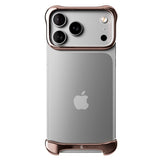 iPhone 17 Pro Max Arc Pulse Aluminum Bumper Skal - Rose Bronze