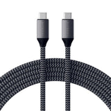 Satechi USB -C till USB -C-kabel 100W - 2M - Space Grey