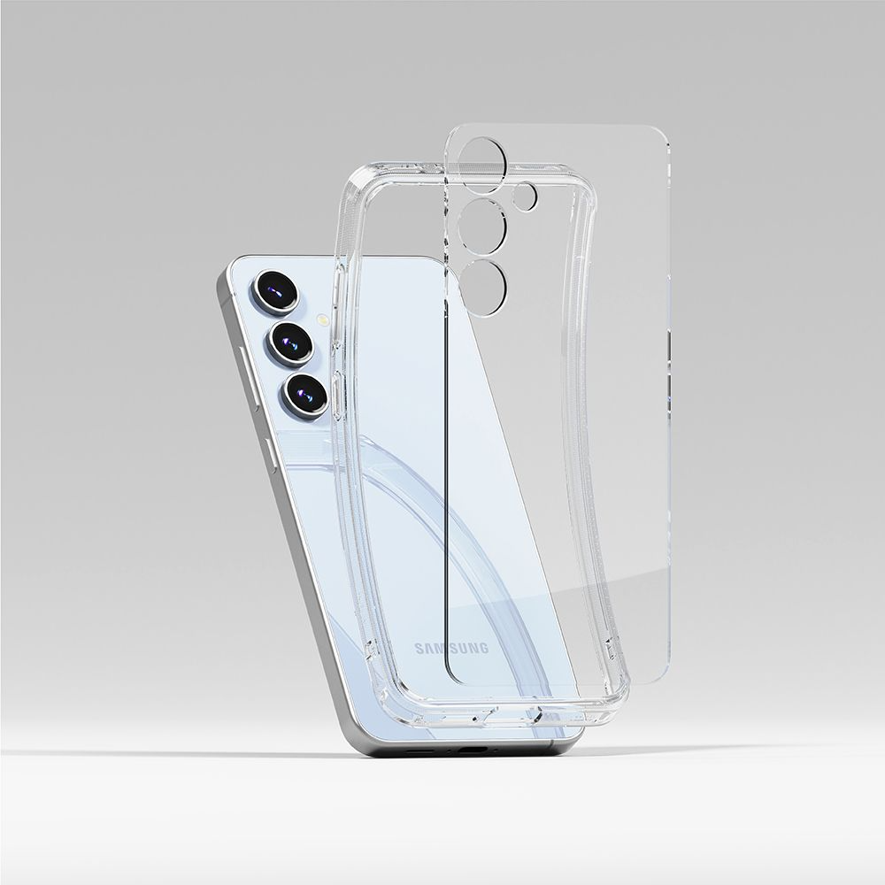 Samsung Galaxy S24 FE Ringke Fusion Flexibelt Plast Skal - Transparent