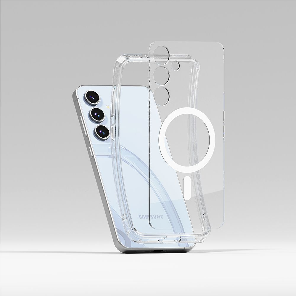 Samsung Galaxy S24 FE Ringke Fusion Flexibelt Plast Skal - MagSafe Kompatibelt - Transparent