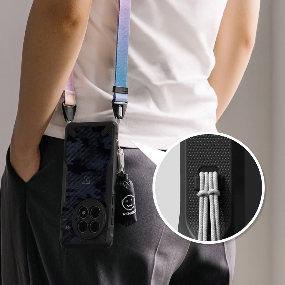 OnePlus 13 Ringke Fusion X Skal - Svart / Camouflage