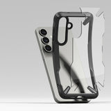 Samsung Galaxy S25 Ringke Fusion X Skal - Genomskinlig / Svart