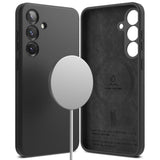 Ringke Samsung Galaxy S25+ (Plus) Silikon Magnetiskt MagSafe Skal - Svart