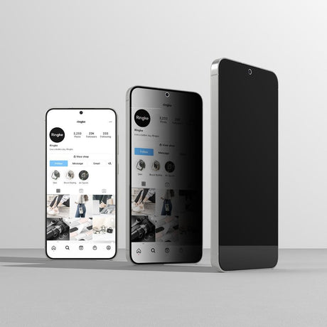 Ringke Samsung Galaxy S25+ (Plus) Easy Slide Härdat Glas Skärmskydd – Privacy