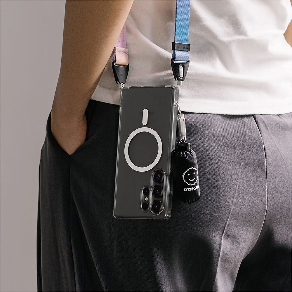 Samsung Galaxy S25 Ultra Ringke Fusion Magnetic Skal - MagSafe Kompatibel - Genomskinlig