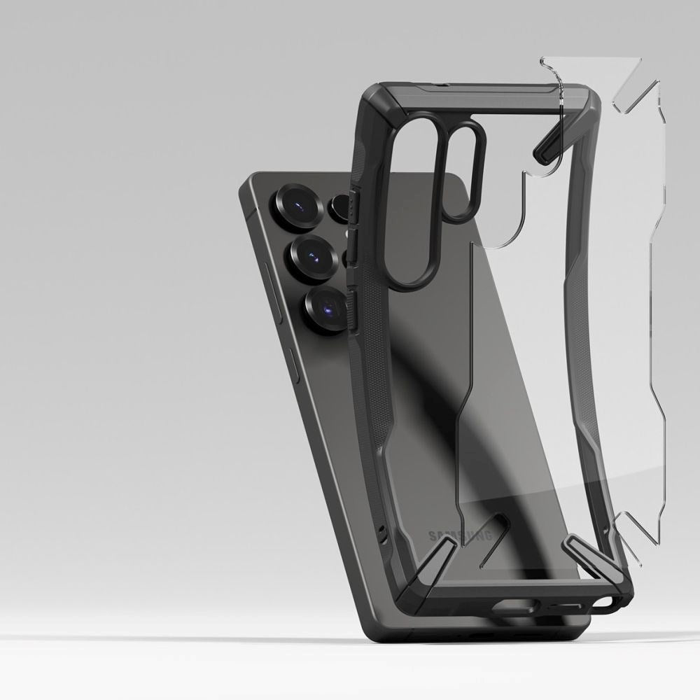 Samsung Galaxy S25 Ultra Ringke Fusion X Skal - Genomskinlig / Svart