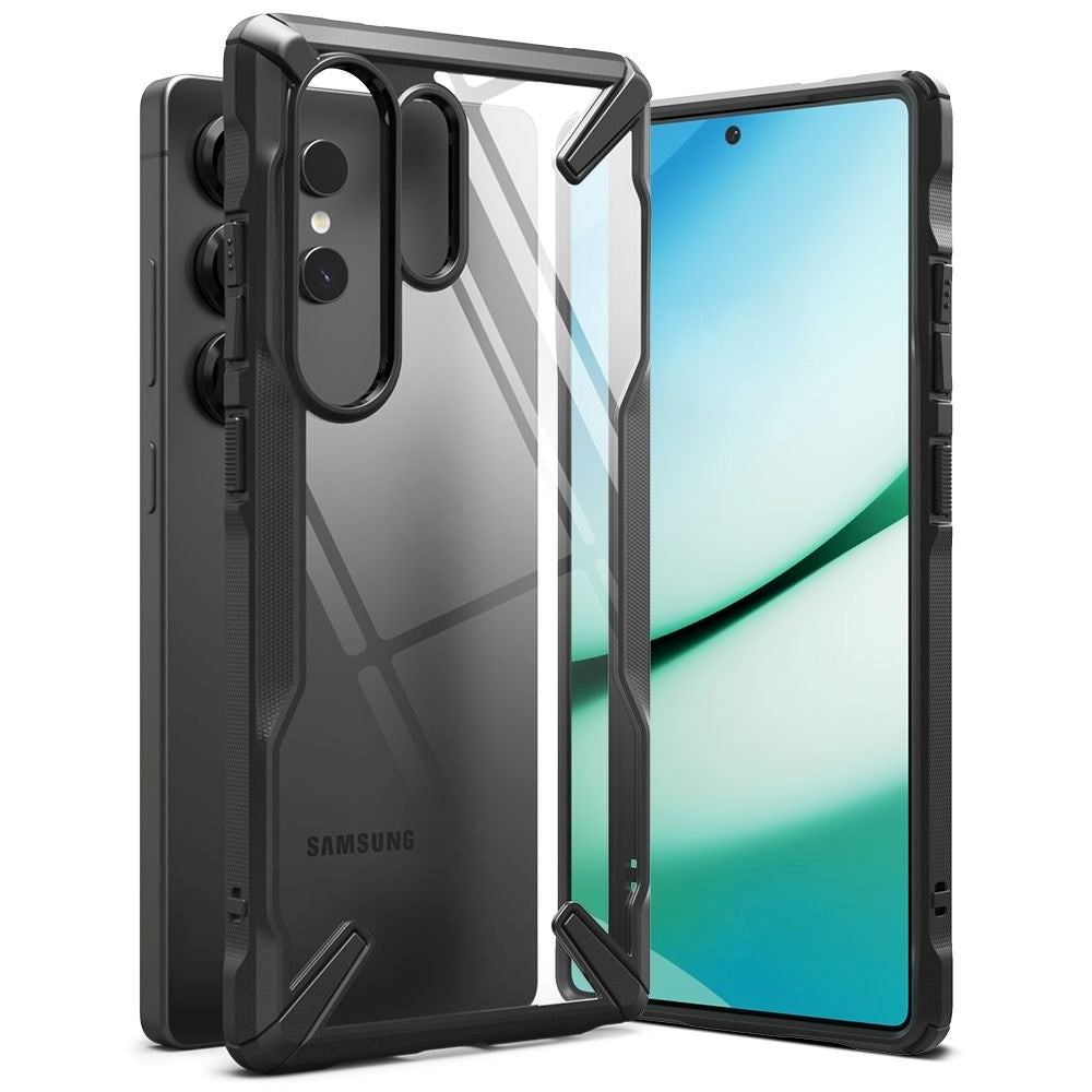 Samsung Galaxy S25 Ultra Ringke Fusion X Skal - Genomskinlig / Svart