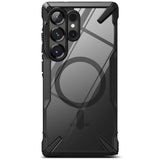 Samsung Galaxy S25 Ultra Ringke Fusion X Skal - MagSafe Kompatibel - Genomskinlig / Svart