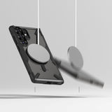 Samsung Galaxy S25 Ultra Ringke Fusion X Skal - MagSafe Kompatibel - Genomskinlig / Svart