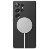 Ringke Samsung Galaxy S25 Ultra Silikon Magnetiskt MagSafe Skal - Svart