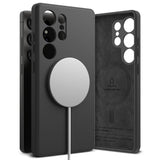 Ringke Samsung Galaxy S25 Ultra Silikon Magnetiskt MagSafe Skal - Svart