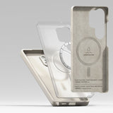 Ringke Samsung Galaxy S25 Ultra Silikon Magnetiskt MagSafe Skal - Greige